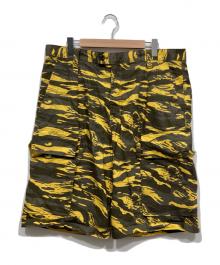 G-STAR RAW（ジースターロゥ）の古着「カモフラハーフカーゴパンツ」｜イエロー