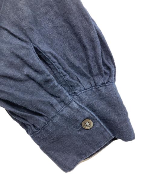 KAGURE（カグレ）KAGURE (カグレ) リネンカシュクールワンピース ネイビー サイズ:FREEの古着・服飾アイテム