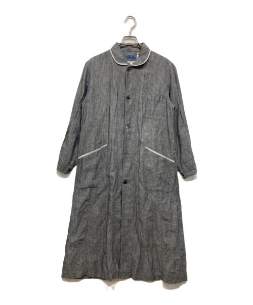 BLUE BLUE（ブルーブルー）BLUE BLUE (ブルーブルー) リネンワンピース グレー サイズ:Sの古着・服飾アイテム