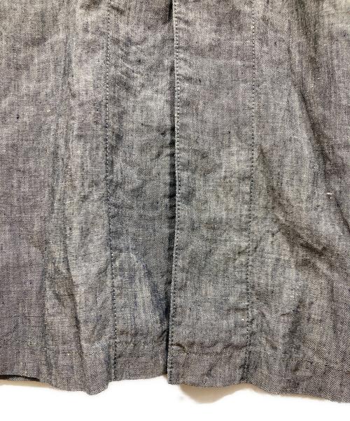 BLUE BLUE（ブルーブルー）BLUE BLUE (ブルーブルー) リネンワンピース グレー サイズ:Sの古着・服飾アイテム