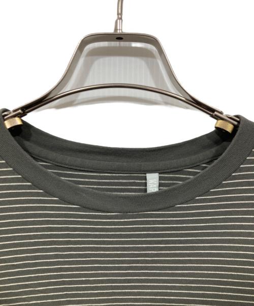 KAPTAIN SUNSHINE（キャプテンサンシャイン）KAPTAIN SUNSHINE (キャプテンサンシャイン) ボーダーカットソー / Hard Twisted Border Jersey S/S Tee グレー サイズ:Mの古着・服飾アイテム