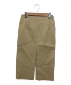 TIMELESS WOMENタイムレス ウーマン）の古着「スリットスカート」｜ベージュ