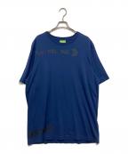 DIESELディーゼル）の古着「プリントTシャツ」｜ネイビー