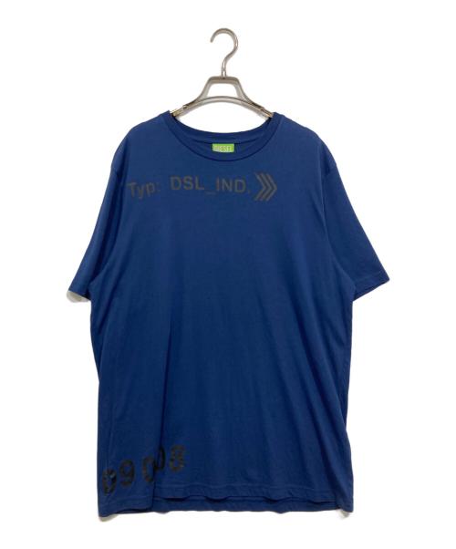 DIESEL（ディーゼル）DIESEL (ディーゼル) プリントTシャツ ネイビー サイズ:XXLの古着・服飾アイテム