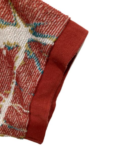 son of the cheese（（サノバチーズ））son of the cheese (（サノバチーズ）) Marble pile Polo/ジップアップポロシャツ ブラウン サイズ:Lの古着・服飾アイテム