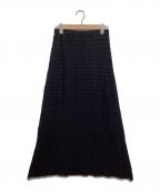 PARIS DE AOUNEパリドゥアオウネ）の古着「レーススカート」｜ブラック