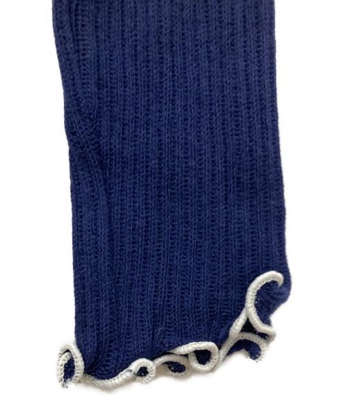 GALERIE VIE（ギャルリーヴィー）GALERIE VIE (ギャルリーヴィー) ニット ネイビー サイズ:OSの古着・服飾アイテム