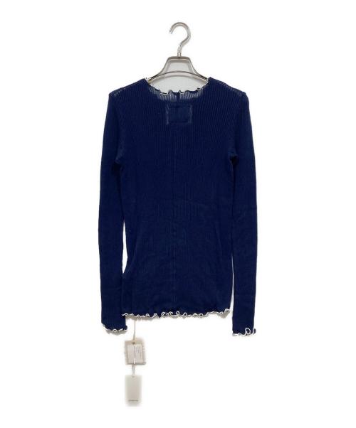 GALERIE VIE（ギャルリーヴィー）GALERIE VIE (ギャルリーヴィー) ニット ネイビー サイズ:OSの古着・服飾アイテム