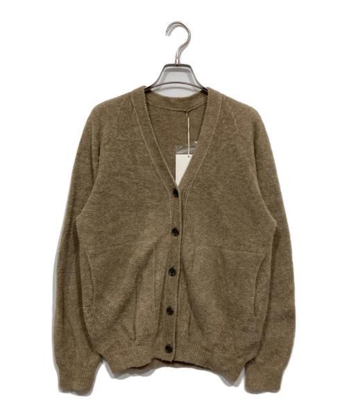 crepuscule（クレプスキュール）crepuscule (クレプスキュール) Cotton Mole Cardigan ブラウン サイズ:Fの古着・服飾アイテム