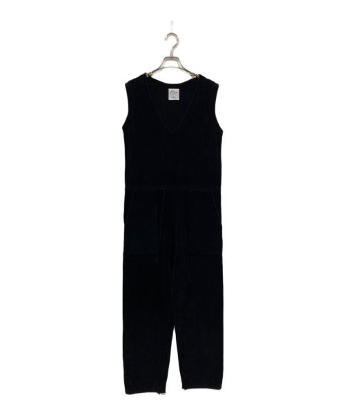 SALON（サロン）SALON (サロン) ベロアオールインワン ネイビー サイズ:Freeの古着・服飾アイテム