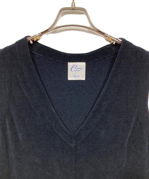 SALON（サロン）SALON (サロン) ベロアオールインワン ネイビー サイズ:Freeの古着・服飾アイテム