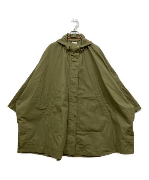 LE CIEL DE HARRISS（ル シェル ド ハリス）LE CIEL DE HARRISS (ル シェル ド ハリス) フーデッドコート カーキ サイズ:36の古着・服飾アイテム