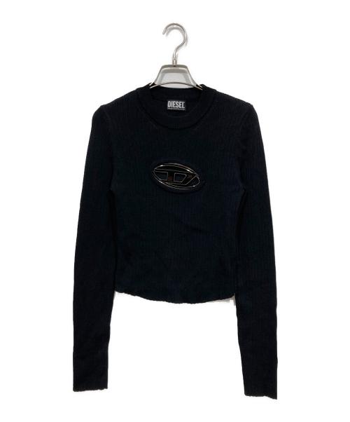 DIESEL（ディーゼル）DIESEL (ディーゼル) M-DESMOINES ニット ブラック サイズ:Sの古着・服飾アイテム