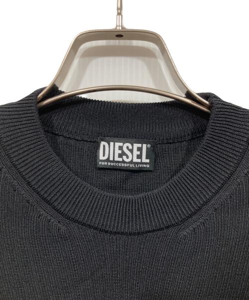 DIESEL（ディーゼル）DIESEL (ディーゼル) M-DESMOINES ニット ブラック サイズ:Sの古着・服飾アイテム