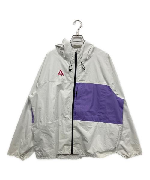 NIKE ACG（ナイキエーシージー）NIKE ACG (ナイキエージーシー) パッカブルジャケット ホワイト サイズ:XLの古着・服飾アイテム