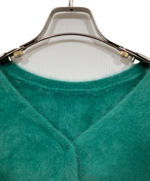 i Dea Luce（イデア ルーチェ）i Dea Luce (イデア ルーチェ) ゴックスファーニットカーディガン グリーン サイズ:Freeの古着・服飾アイテム