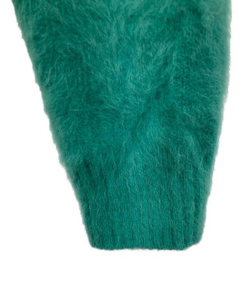 i Dea Luce（イデア ルーチェ）i Dea Luce (イデア ルーチェ) ゴックスファーニットカーディガン グリーン サイズ:Freeの古着・服飾アイテム