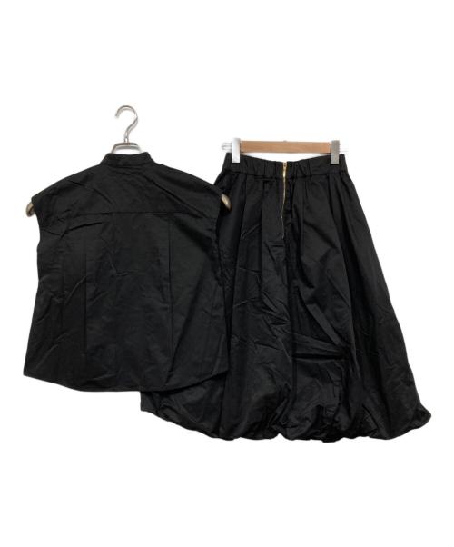 i Dea Luce（イデア ルーチェ）i Dea Luce (イデア ルーチェ) ノースリーブセットアップ ブラック サイズ:Fの古着・服飾アイテム