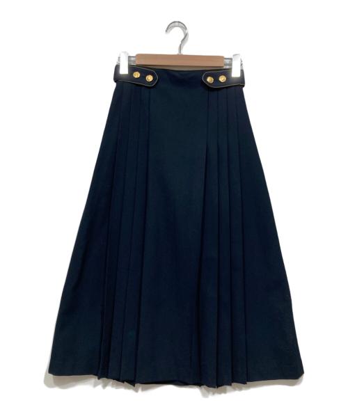 i Dea Luce（イデア ルーチェ）i Dea Luce (イデア ルーチェ) プリーツスカート ネイビー サイズ:Fの古着・服飾アイテム