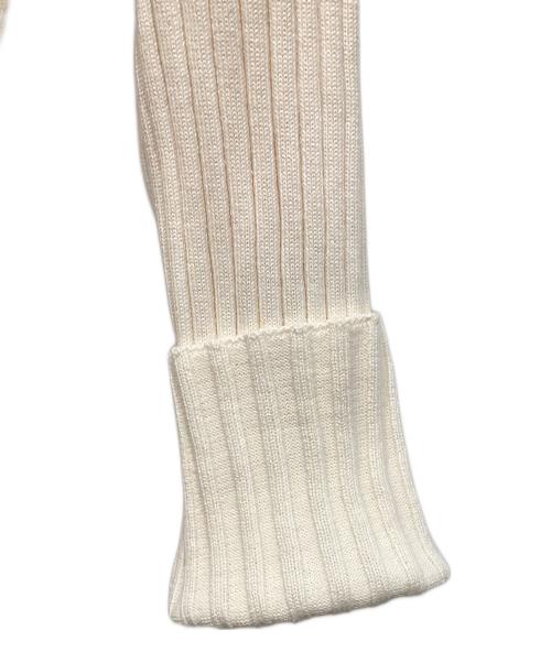 i Dea Luce（イデア ルーチェ）i Dea Luce (イデア ルーチェ) ニット切替ワンピース ホワイト サイズ:38の古着・服飾アイテム