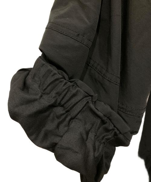 i Dea Luce（イデア ルーチェ）i Dea Luce (イデア ルーチェ) Vネックパフスリーブワンピース ブラック サイズ:Lの古着・服飾アイテム