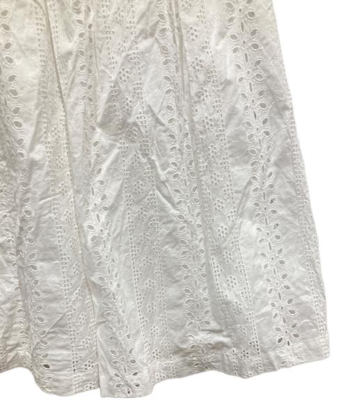 i Dea Luce（イデア ルーチェ）i Dea Luce (イデア ルーチェ) レースノースリーブワンピース ホワイト サイズ:Ｍの古着・服飾アイテム