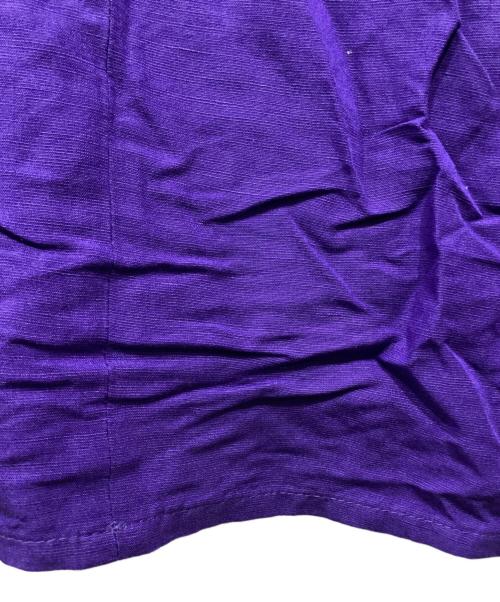 i Dea Luce（イデア ルーチェ）i Dea Luce (イデア ルーチェ) リネンレーヨンパフスリーブワンピース パープル サイズ:Ｍの古着・服飾アイテム