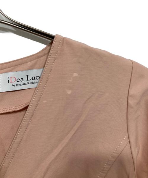 i Dea Luce（イデア ルーチェ）i Dea Luce (イデア ルーチェ) パフスリーブワンピース ピンク サイズ:Lの古着・服飾アイテム