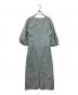 i Dea Luce (イデア ルーチェ) Vネックパフスリーブワンピース ブルー サイズ:Ｌ　：8000円