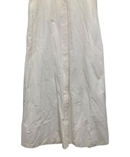 i Dea Luce（イデア ルーチェ）i Dea Luce (イデア ルーチェ) ビッグカラーノースリーブワンピース ホワイト サイズ:Fの古着・服飾アイテム