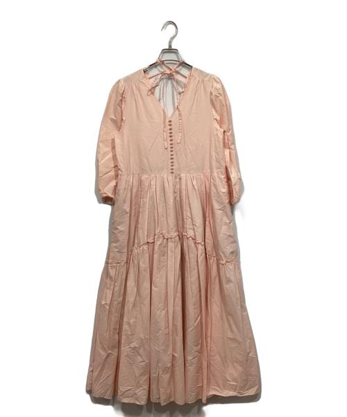 i Dea Luce（イデア ルーチェ）i Dea Luce (イデア ルーチェ) ティアードワンピース ピンク サイズ:Ｆの古着・服飾アイテム