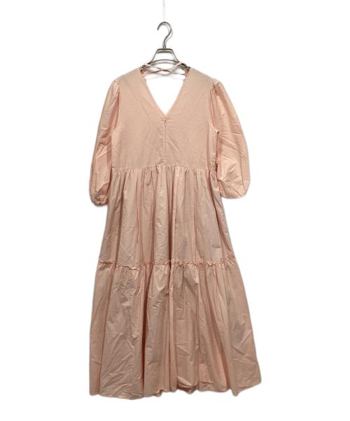 i Dea Luce（イデア ルーチェ）i Dea Luce (イデア ルーチェ) ティアードワンピース ピンク サイズ:Ｆの古着・服飾アイテム