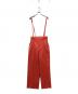 i Dea Luce（イデア ルーチェ）の古着「サスペンダー付パンツ」｜レッド