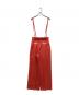 i Dea Luce (イデア ルーチェ) サスペンダー付パンツ レッド サイズ:M 未使用品：4000円