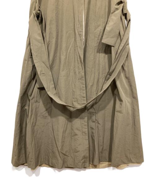 i Dea Luce（イデア ルーチェ）i Dea Luce (イデア ルーチェ) ビッグカラーノースリーブワンピース グリーン サイズ:freeの古着・服飾アイテム