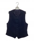 ISSEY MIYAKEイッセイミヤケ）の古着「ウールベスト」｜ネイビー