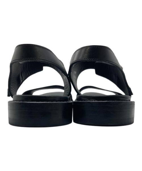 Jalan Sriwijaya（ジャランスリウァヤ）Jalan Sriwijaya (ジャランスリウァヤ) アンクルストラップレザーサンダル ブラック サイズ:5 1/2の古着・服飾アイテム