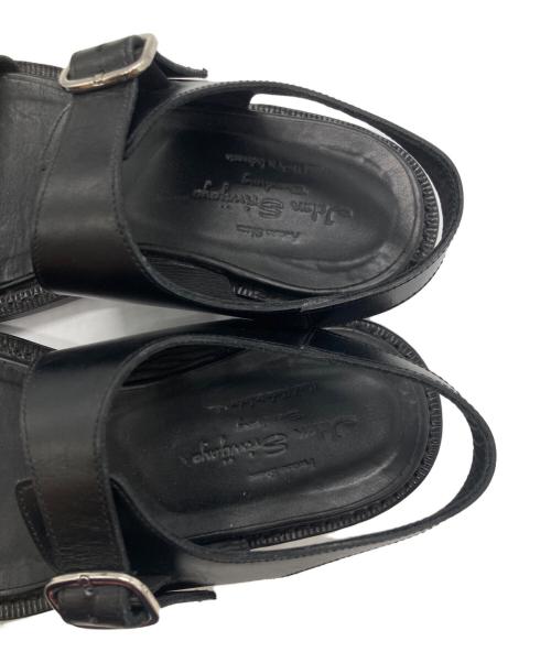 Jalan Sriwijaya（ジャランスリウァヤ）Jalan Sriwijaya (ジャランスリウァヤ) アンクルストラップレザーサンダル ブラック サイズ:5 1/2の古着・服飾アイテム