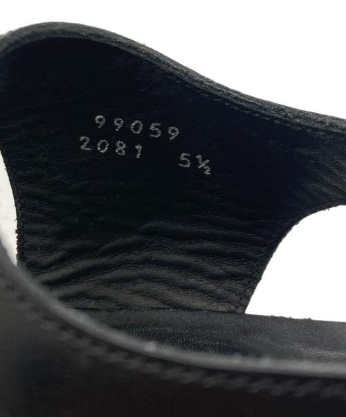 Jalan Sriwijaya（ジャランスリウァヤ）Jalan Sriwijaya (ジャランスリウァヤ) アンクルストラップレザーサンダル ブラック サイズ:5 1/2の古着・服飾アイテム