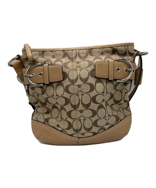 COACH（コーチ）COACH (コーチ) シグネチャーショルダーバッグの古着・服飾アイテム