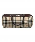 BURBERRYバーバリー）の古着「ノバチェック ミニボストンバッグ」｜ベージュ