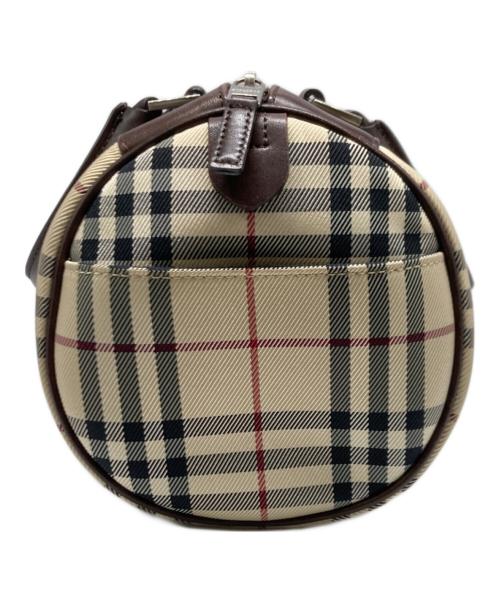 BURBERRY（バーバリー）BURBERRY (バーバリー) ノバチェック ミニボストンバッグ ベージュの古着・服飾アイテム