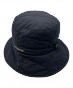 BURBERRY GOLFバーバリーゴルフ）の古着「キルティングバケットハット」｜ブラック