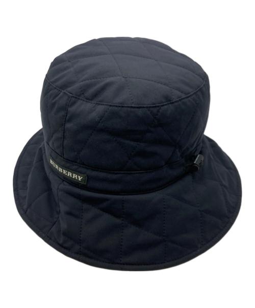 BURBERRY GOLF（バーバリーゴルフ）BURBERRY GOLF (バーバリーゴルフ) キルティングバケットハット ブラックの古着・服飾アイテム