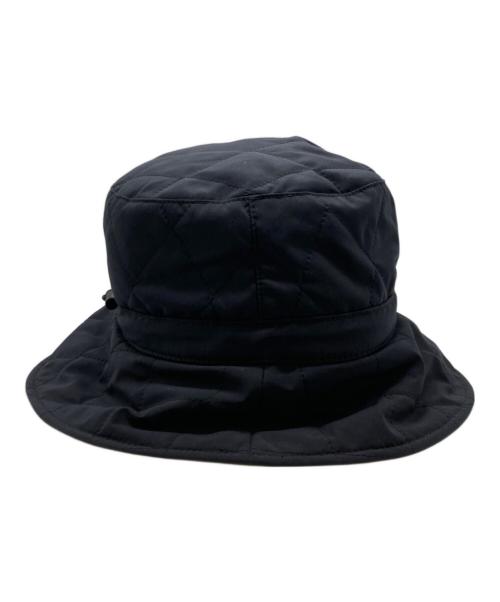 BURBERRY GOLF（バーバリーゴルフ）BURBERRY GOLF (バーバリーゴルフ) キルティングバケットハット ブラックの古着・服飾アイテム