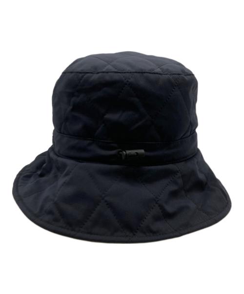 BURBERRY GOLF（バーバリーゴルフ）BURBERRY GOLF (バーバリーゴルフ) キルティングバケットハット ブラックの古着・服飾アイテム