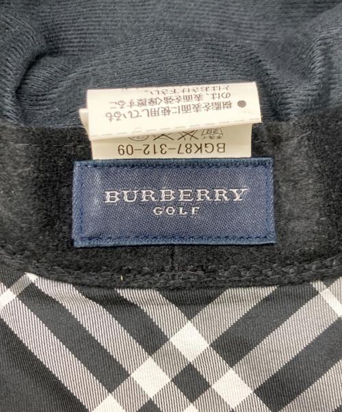 BURBERRY GOLF（バーバリーゴルフ）BURBERRY GOLF (バーバリーゴルフ) キルティングバケットハット ブラックの古着・服飾アイテム