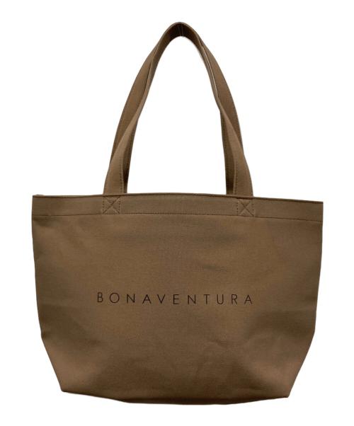 bonaventura（ボナベンチュラ）bonaventura (ボナベンチュラ) ロゴトートバッグ ブラウンの古着・服飾アイテム