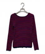 ARPEGE STORYアルページュストーリー）の古着「ボーダーニット」｜レッド×ネイビー