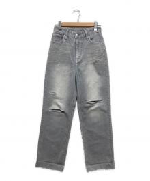 ARPEGE STORY（アルページュストーリー）の古着「クラッシュデニム」｜グレー